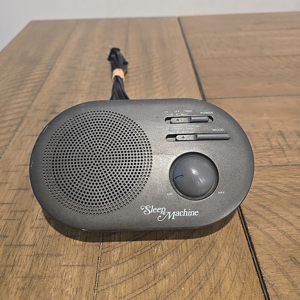 Radio Shack Sleep Machine Model 63-646 Hawiian Surf Night Train Tropical Rain